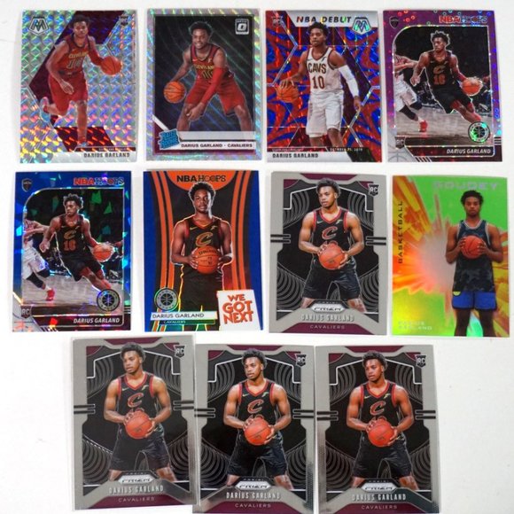 11x Darius Garland SP RC Parallel Color Lot Cleveland Cavs $$$ Silver Wave Prizm - Picture 1 of 4
